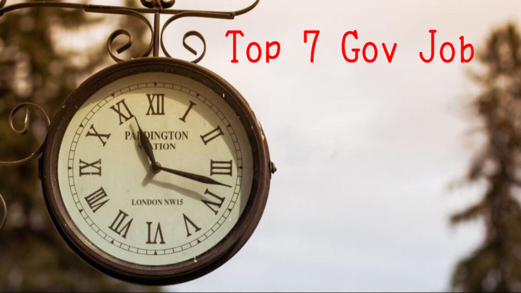 Top 7 Government Jobs